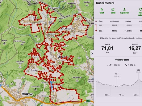25 16km čtv.lesů na severu panství