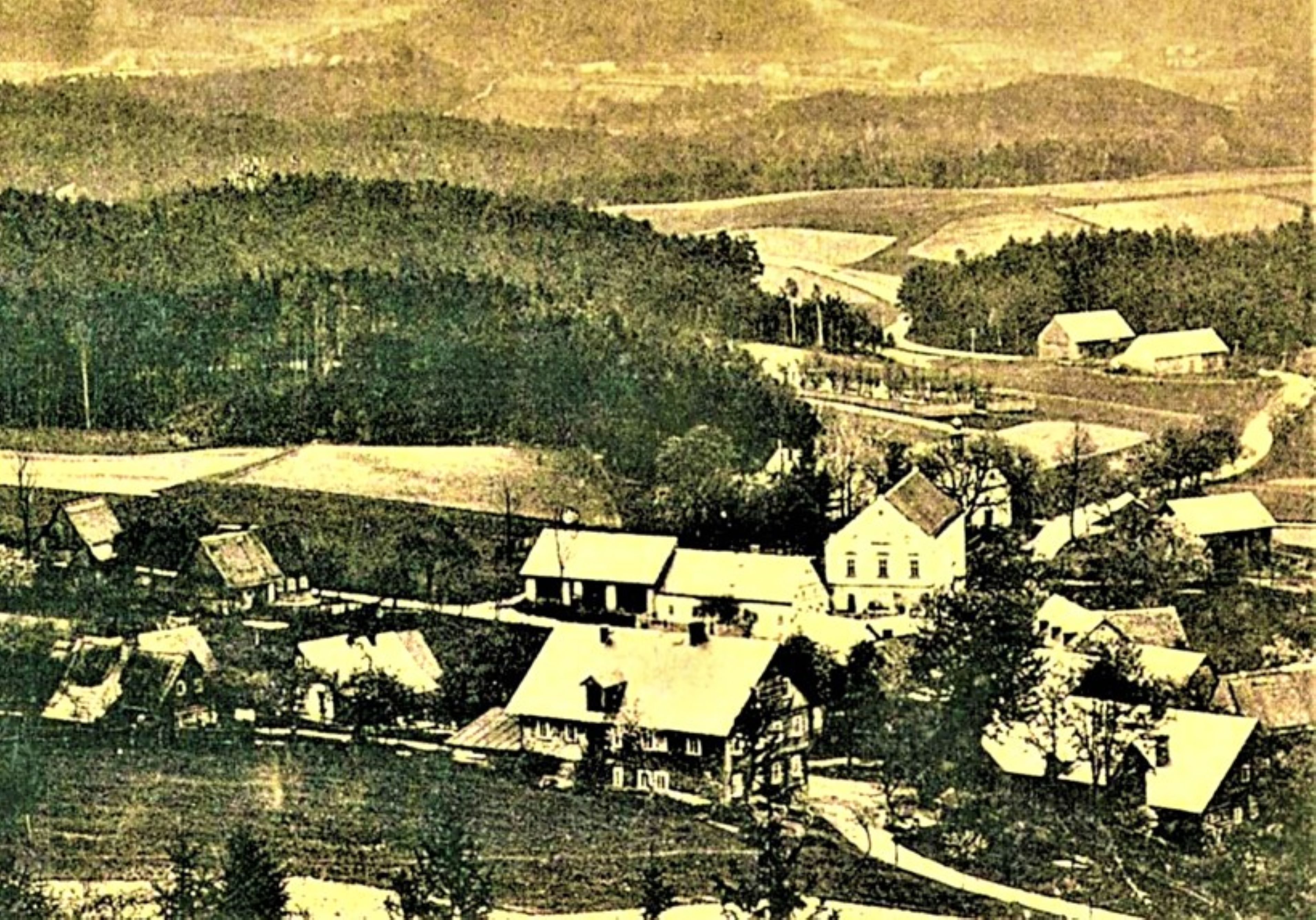 Trávník a silnice 1900