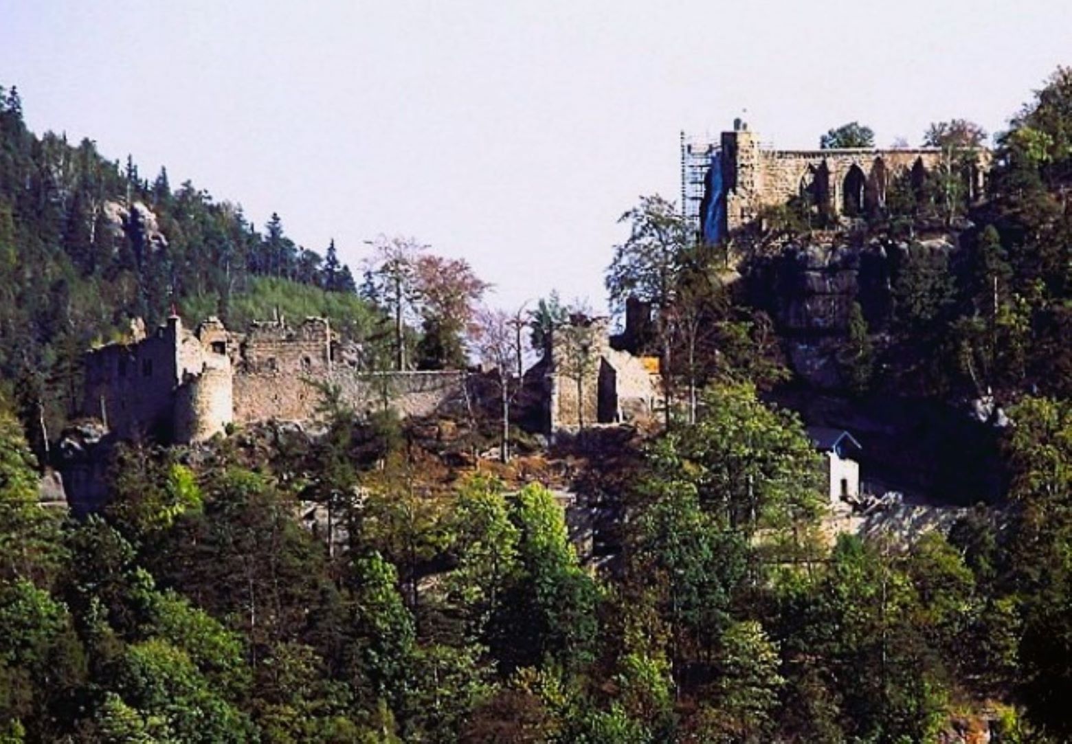 11 Hrad Oybin před rekonstrukcí