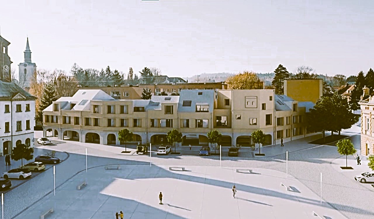 4 urbanistický návrh dostavby