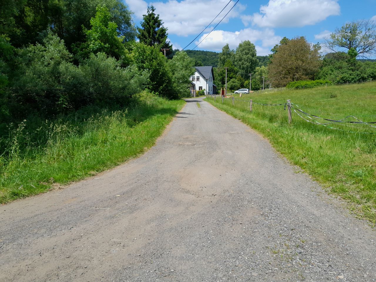 19 dolní Trávník -oprava cesty 