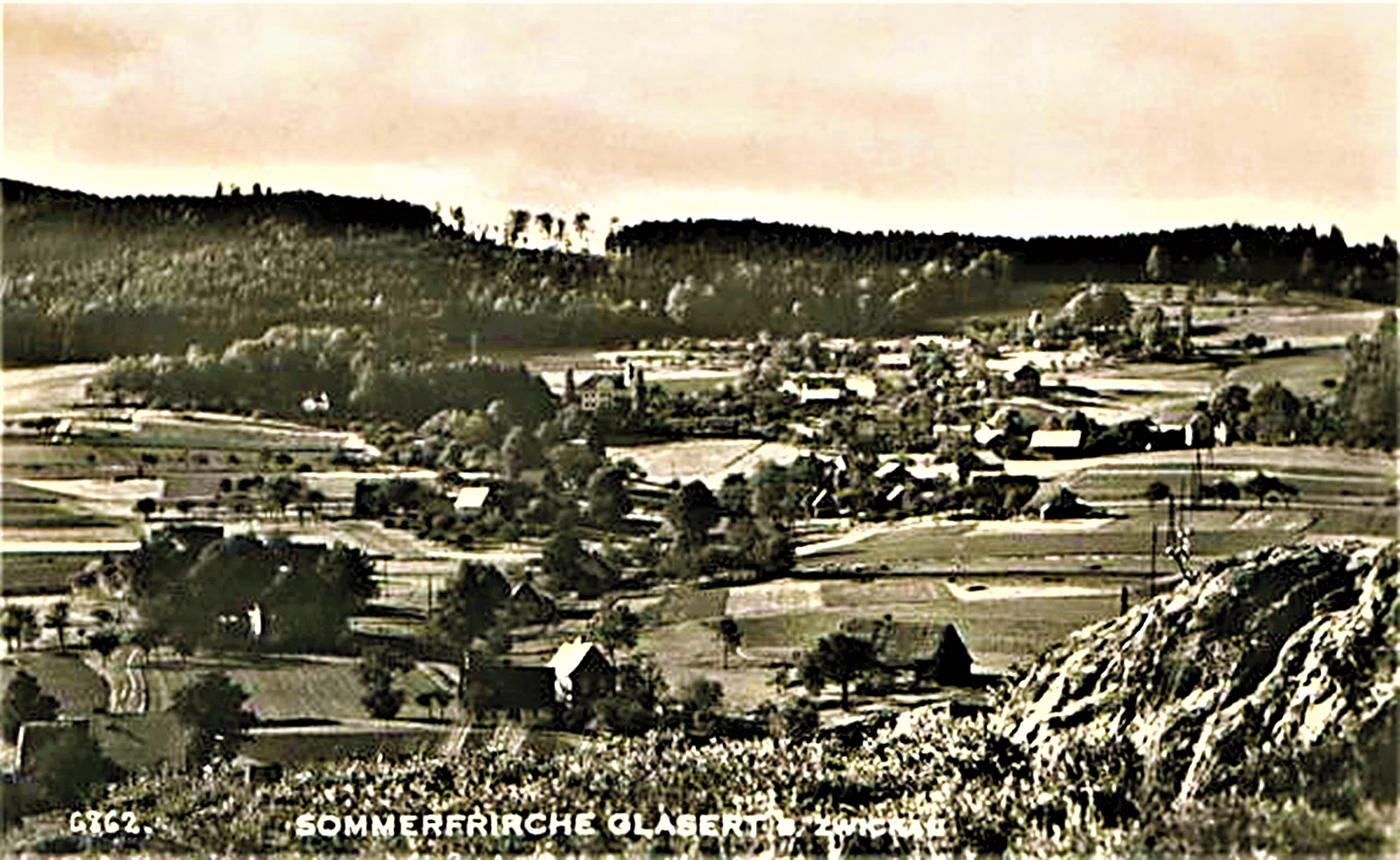 44 Trávník pohlednice r.1929