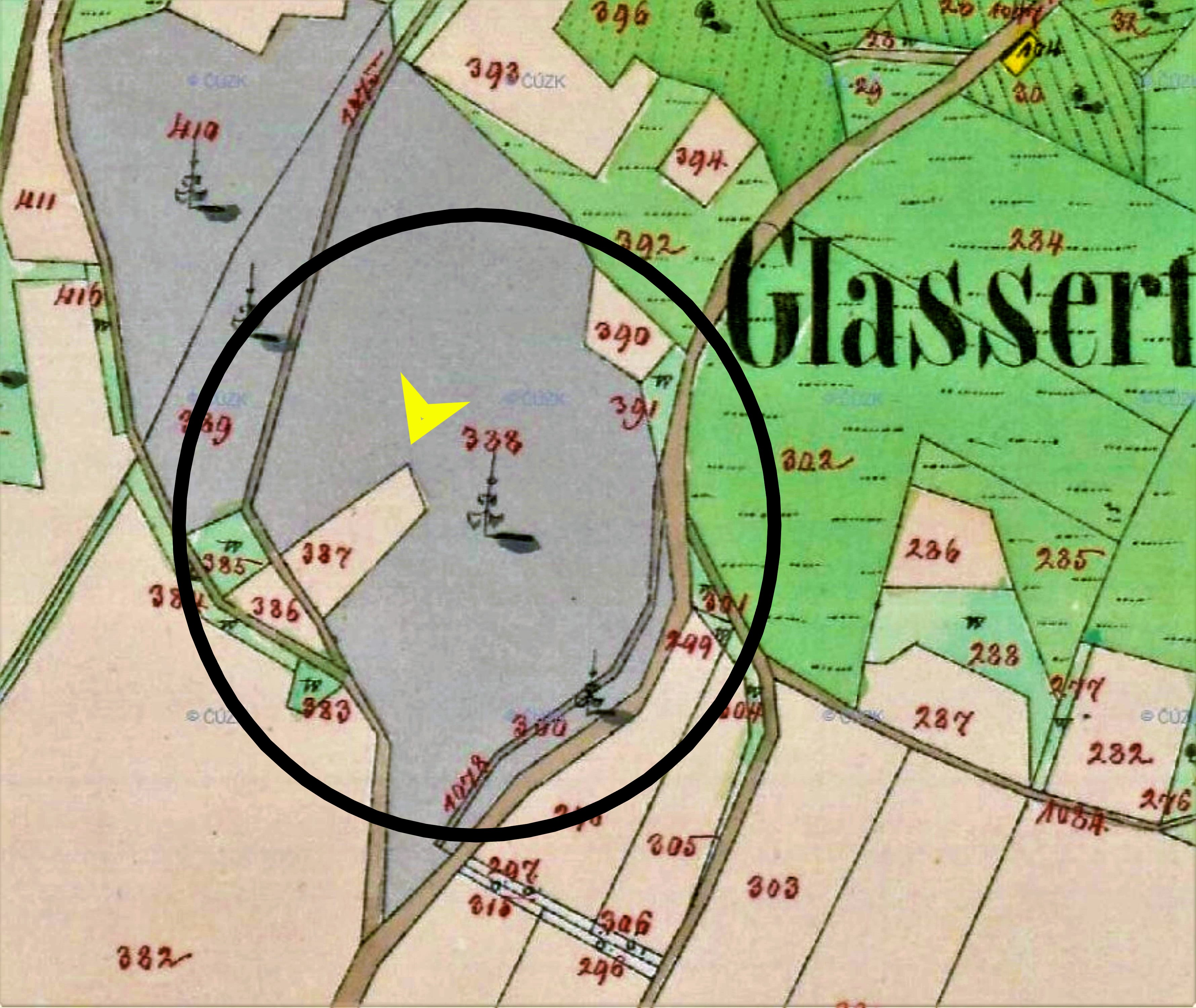 5 parcela 337 a slepá cesta